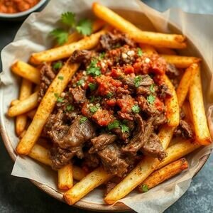 LOADED LAMB FRIES